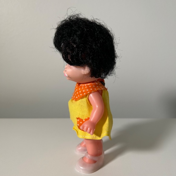 Vintage 60s 70s Moody Doll Vinyl Head Plastic Body Made in Hong Kong (18B) - Picture 2 of 8